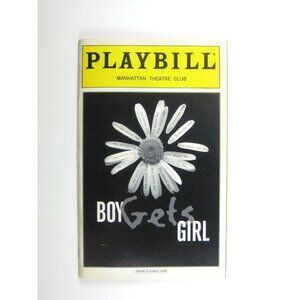 Playbill Manhattan Theatre Club Boy Gets Girl January 2001 Rebecca Gilman Adkins